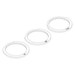 Dornbracht Schwenkbegrenzungsset 30/60/110 Grad für Küchenarmaturen, 1282197090... DORNBRACHT-1282197090 4099477141787 (Abb. 1)