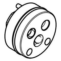 Dornbracht Adapter für vertauschte Wasseranschlüsse, für 35 860 970 90, 12880970... DORNBRACHT-1288097090 4029011855979 (Abb. 1)