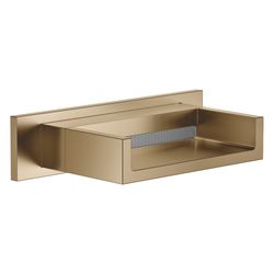 Dornbracht Schwallauslauf Water Fall für Wandmontage Ausladung 120mm, Dark Bras... DORNBRACHT-13420979-39 4099477346113 (Abb. 1)