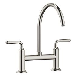 Dornbracht Zweiloch-Brückenbatterie Vaia für Spül-/Profibrause Ausladung 241mm,... DORNBRACHT-19815809-06 4099477166384 (Abb. 1)