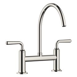 Dornbracht Zweiloch-Brückenbatterie Vaia für Spül-/Profibrause Ausladung 241mm,... DORNBRACHT-19815809-08 4099477166421 (Abb. 1)