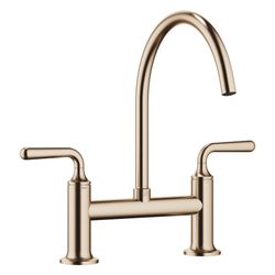 Dornbracht Zweiloch-Brückenbatterie Vaia für Spül-/Profibrause Ausladung 241mm,... DORNBRACHT-19815809-46 4099477166544 (Abb. 1)