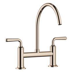 Dornbracht Zweiloch-Brückenbatterie Vaia für Spül-/Profibrause Ausladung 241mm,... DORNBRACHT-19815809-47 4099477166414 (Abb. 1)