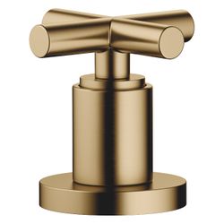 Dornbracht Seitenventil Tara, rechtsschließend, Bohrung 32mm, Dark Brass gebürs... DORNBRACHT-20000892-39 4099477346311 (Abb. 1)