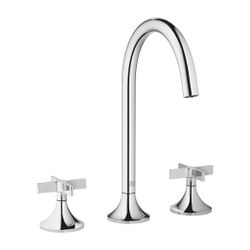 Dornbracht Waschtisch-Dreilochbatterie Vaia mit Ablaufgarnitur, 168mm, schwenkb... DORNBRACHT-20713809-00 4029011737275 (Abb. 1)