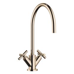 Dornbracht Einlochbatterie Tara schwenkbar, Ausladung 235mm, max. 7l/min, Champ... DORNBRACHT-22815892-47 4099477091129 (Abb. 1)