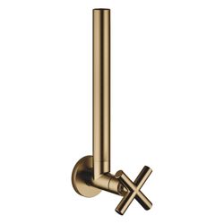 Dornbracht Eckventil Tara, Rosette 55mm, Schlauchabdeckung 200mm, Dark Brass ge... DORNBRACHT-22900892-39 4099477346786 (Abb. 1)