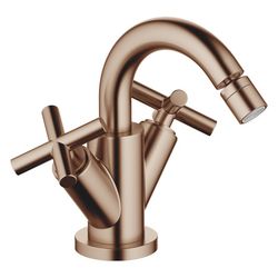 Dornbracht Bidet-Einlochbatterie Tara, mit Ablaufgarnitur, Ausladung 124mm, max... DORNBRACHT-24510892-42 4099477247885 (Abb. 1)