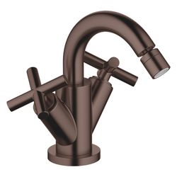 Dornbracht Bidet-Einlochbatterie Tara, mit Ablaufgarnitur, Ausladung 124mm, max... DORNBRACHT-24510892-43 4099477463575 (Abb. 1)