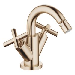 Dornbracht Bidet-Einlochbatterie Tara, mit Ablaufgarnitur, Ausladung 124mm, max... DORNBRACHT-24510892-46 4099477031606 (Abb. 1)