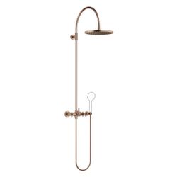 Dornbracht Shower Pipe Tara mit Brausebatterie ohne Handbrause, 420mm, Kopfbrau... DORNBRACHT-26622892-42 4099477247991 (Abb. 1)