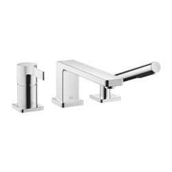 Dornbracht Wannen-Dreiloch-Einhandbatterie Lulu Ausladung 215mm Metallschlauch ... DORNBRACHT-27412710-00 4029011766787 (Abb. 1)