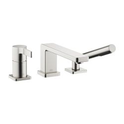 Dornbracht Wannen-Dreiloch-Einhandbatterie Lulu Ausladung 215mm Metallschlauch ... DORNBRACHT-27412710-06 4029011766879 (Abb. 1)