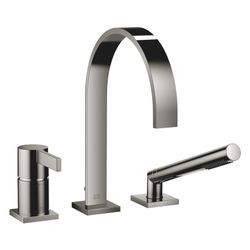 Dornbracht Wannen-Dreiloch-Einhandbatterie Mem, für Wannenrandmontage, 220mm, m... DORNBRACHT-27412782-19 4099477073828 (Abb. 1)