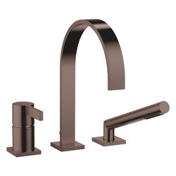 Dornbracht Wannen-Dreiloch-Einhandbatterie Mem, für Wannenrandmontage, 220mm, m... DORNBRACHT-27412782-43 4099477488813 (Abb. 1)