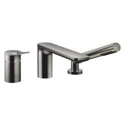 Dornbracht Wannen-Dreiloch-Einhandbatterie Lissé für Wannenrand 200mm, Dark Chr... DORNBRACHT-27412845-19 4099477128528 (Abb. 1)