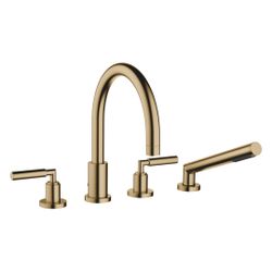 Dornbracht Wannen-Vierlochbatterie Tara für Wannenrandmontage, Ausladung 220mm,... DORNBRACHT-27512882-39 4099477347158 (Abb. 1)