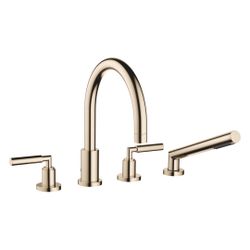 Dornbracht Wannen-Vierlochbatterie Tara für Wannenrandmontage, Ausladung 220mm,... DORNBRACHT-27512882-47 4099477031989 (Abb. 1)