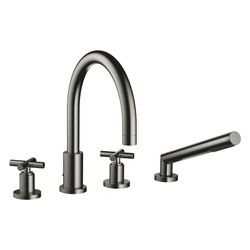 Dornbracht Wannen-Vierlochbatterie Tara für Wannenrandmontage, Ausladung 220mm,... DORNBRACHT-27512892-19 4029011996948 (Abb. 1)