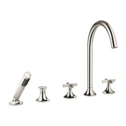 Dornbracht Wannen-Fünflochbatterie Vaia für Wannenr. mit Umstellung, 220mm, 21,... DORNBRACHT-27522809-08 4029011894855 (Abb. 1)