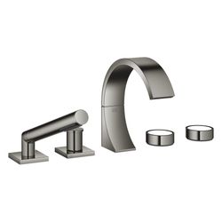 Dornbracht Wannen-Fünflochbatterie CYO für Wannenrandmontage 167mm, Dark Chrome... DORNBRACHT-27523811-19 4099477128566 (Abb. 1)