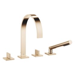 Dornbracht Wannen-Vierlochbatterie Mem, für Wannenrandmontage, 220mm, max. 27,3... DORNBRACHT-27532782-46 4099477091389 (Abb. 1)