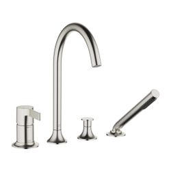 Dornbracht Wannen-Vierlochbatterie Vaia 220mm, Platin gebürstet... DORNBRACHT-27632809-06 4029011766923 (Abb. 1)