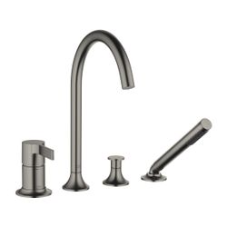 Dornbracht Wannen-Vierlochbatterie Vaia 220mm, Dark Platinum gebürstet... DORNBRACHT-27632809-99 4029011766930 (Abb. 1)