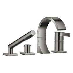 Dornbracht Wannen-Vierlochbatterie CYO für Wannenrandmontage 167mm, Dark Chrome... DORNBRACHT-27632811-19 4099477128610 (Abb. 1)