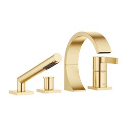 Dornbracht Wannen-Vierlochbatterie CYO für Wannenrandmontage 167mm, Messing geb... DORNBRACHT-27632811-28 4029011930270 (Abb. 1)