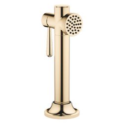 Dornbracht Spülbrausegarnitur Vaia mit runder Rosette, Messing 23kt Gold... DORNBRACHT-27718809-09 4099477167800 (Abb. 1)