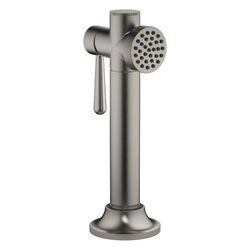 Dornbracht Spülbrausegarnitur Vaia mit runder Rosette, Dark Platinum gebürstet... DORNBRACHT-27718809-99 4099477167886 (Abb. 1)