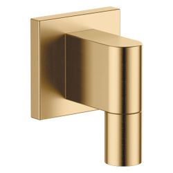 Dornbracht Wandanschlussbogen Symetrics Rosette 60x60mm Anschluss G 1/2", Gold ... DORNBRACHT-28450980-37 4099477435008 (Abb. 1)