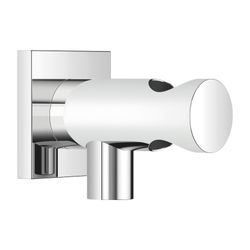 Dornbracht Wandanschlussbogen mit integriertem Brausehalter Rosette 60x60mm Ans... DORNBRACHT-28490970-00 4029011831102 (Abb. 1)