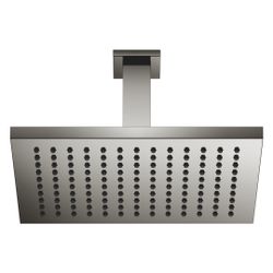 Dornbracht Regenbrause Symetrics mit Deckenanbindung 300x240mm 14l/min, Dark Ch... DORNBRACHT-28771980-19 4099477506241 (Abb. 1)