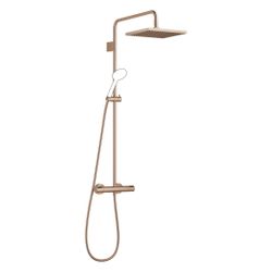 Dornbracht Showerpipe Symetrics mit Brause-Thermostat ohne Handbrause Regenbrau... DORNBRACHT-34464980-42 4099477513379 (Abb. 1)
