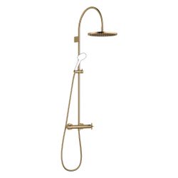 Dornbracht Showerpipe Vaia mit Brause-Thermostat, Ausladung 420mm, 300mm, 14l/m... DORNBRACHT-34465809-39 4099477407517 (Abb. 1)