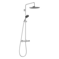 Dornbracht Showerpipe mit Brause-Thermostat und Handbrausegarnitur FlowReduce D... DORNBRACHT-34468979-93 4099477419725 (Abb. 1)