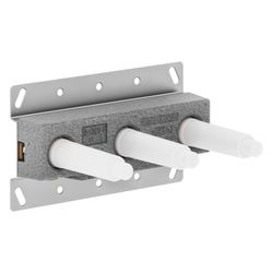 Dornbracht Unterputz-Wandbatterie Auslauf mittig 2x Anschluss IG 1/2" 1x Abgang ... DORNBRACHT-3570097090 4029011972690 (Abb. 1)