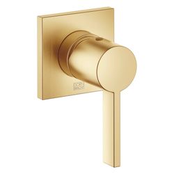 Dornbracht Unterputz-Einhandbatterie IMO mit Abdeckplatte 80x80mm, Gold gebürst... DORNBRACHT-36060670-37 4099477438122 (Abb. 1)