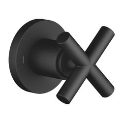 Dornbracht Unterputz-Zweiwege-Umstellung Tara, Rosette 60mm, Schwarz matt, 3620... DORNBRACHT-36200892-33 4029011965104 (Abb. 1)