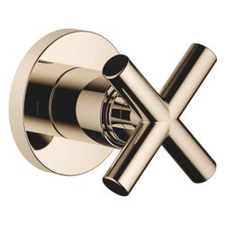 Dornbracht Unterputz-Zweiwege-Umstellung Tara, Rosette 60mm, Champagne 22kt Gol... DORNBRACHT-36200892-47 4099477014050 (Abb. 1)