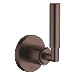 Dornbracht Unterputz-Dreiwege-Umstellung Tara, Rosette 60mm, Dark Bronze gebürs... DORNBRACHT-36210882-43 4099477466620 (Abb. 1)