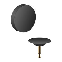 Dornbracht Ab- und Überlaufgarnitur für Großwannen Ablaufloch 52mm, Schwarz mat... DORNBRACHT-36243970-33 4029011728372 (Abb. 1)