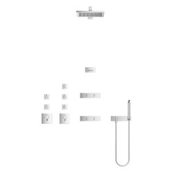 Dornbracht Unterputz-Seitenbrause Water Fan vertical verstellbarer Strahl Abdec... DORNBRACHT-36513979-00 4029011750212 (Abb. 1)