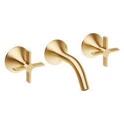 Dornbracht Waschtisch-Wandbatterie Vaia o. Ablaufg., starr, 125mm, 5,7l/min, Me... DORNBRACHT-36702809-28 4029011953590 (Abb. 1)