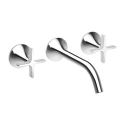 Dornbracht Waschtisch-Wandbatterie Vaia o. Ablaufg., starr, 190mm, 5,7l/min, Ch... DORNBRACHT-36712809-00 4029011737169 (Abb. 1)