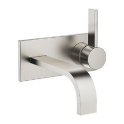 Dornbracht MEM Waschtisch-Wand-Einhandmischer mit Abdeckplatte 36863782 platin ... DORNBRACHT-36863782-06 4029011850967 (Abb. 1)