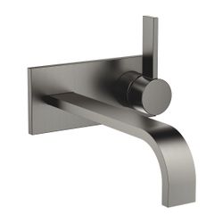Dornbracht MEM Waschtisch-Wand-Einhandmischer mit Abdeckplatte 36865782 Dark Pl... DORNBRACHT-36865782-99 4029011851216 (Abb. 1)