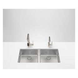 Dornbracht Spülbecken Doppelbecken für Unterbau 400x400x175mm, Edelstahl gebürs... DORNBRACHT-38240004-86 4099477301938 (Abb. 1)